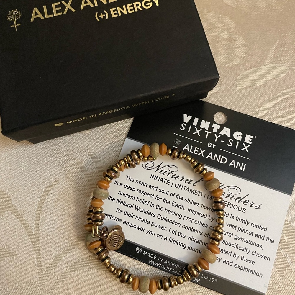 Alex and Ani wrap bracelet . Vintage collection. Great condition.